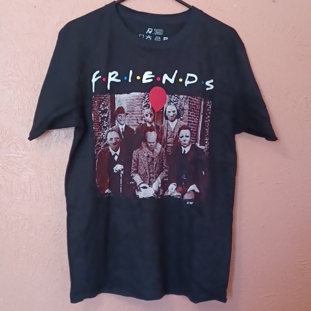 FRIENDS TShirt SZ Medium BLACK